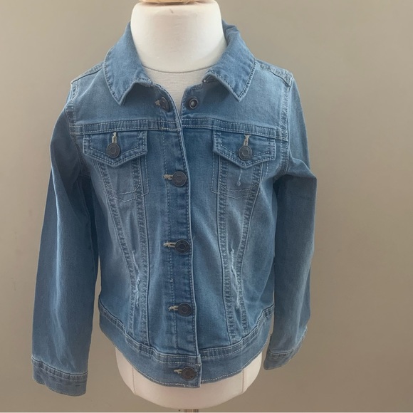 Okie Dokie Toddler Girls Denim Jacket - Picture 2 of 4